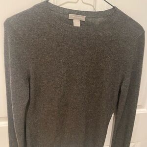 Hayden cashmere sweater , gently used grey color size M